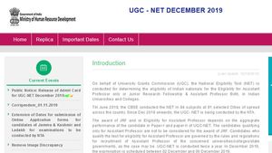 UGC NET Admit Card 2019 released, update on exam date