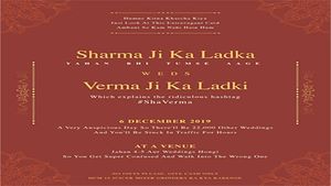 This 'Honest' wedding card will make you laugh out loud as it pokes fun at Desi shaadi stereotypes