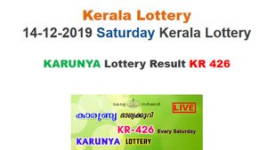 Kerala State Lottery Today Result: Karunya KR-426 official lottery result