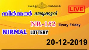 Kerala State Lottery Today Result: Nirmal NR-152 lottery result, check prize money