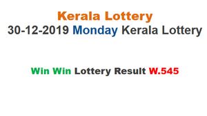 Kerala State Lottery Today Result: Check Win Win W-545 lottery result LIVE