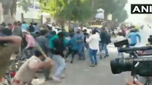 Police baton charge anti-CAA protesters in Gujarat's Ahmedabad