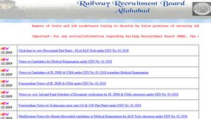 RRB ALP Technician Panel result, merit list released