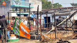 WB: After Asansol, another BJP office set ablaze in Bankura