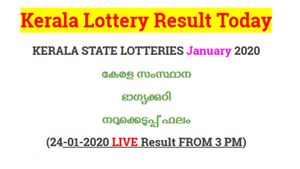 Kerala Lottery Nirmal NR-157 today lottery result LIVE