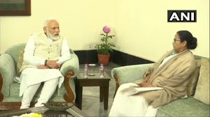 PM Modi calls on WB CM Mamata Banerjee in Kolkata