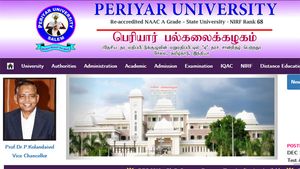 Periyar University Marks 2019 released: How to check