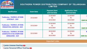 TSSPDCL Result 2019 declared on this website