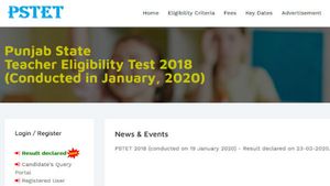 PSTET result 2018 declared