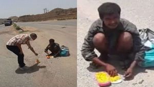  Heart-wrenching video of starving man eating 'dog' carcass goes viral