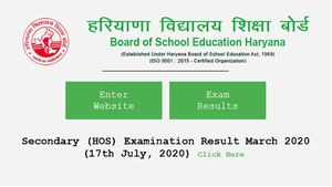 HBSE Class 12 result 2020 expected today