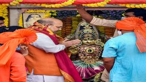 GHMC polls: Why Hyderabad’s Bhagyalakshmi temple has become centre of BJP's campaign