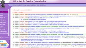 Bihar Combined Competitive Exam Admit Card soon, last date for correction today