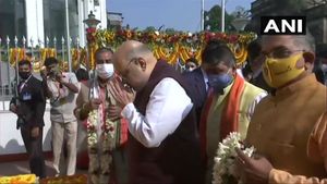 Amit Shah visits Swami Vivekananda's birthplace, says his ideals more relevant today