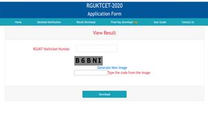 How and where to check RGUKT-CET result 2020