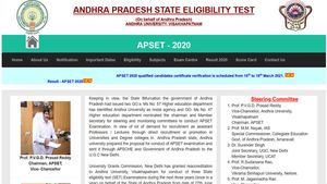 APSET 2020 certificate verification date and venue details