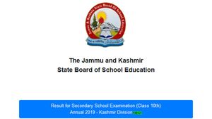 JKBose 12th result 2020 Kashmir division declared 