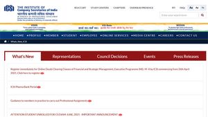 ICSI CS Exam 2021 to be held as per schedule. Read official notice