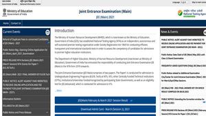 JEE Main Admit Card for April 2021 exam to be released with COVID-19 self-declaration form