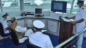 Rajnath Singh arrives in  Kochi; To review progress of Indigenous Aircraft Carrier