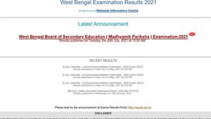 Direct link to check WBCHSE HS Result 2021