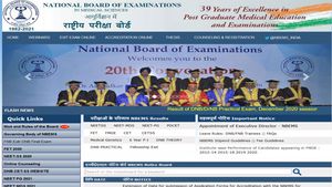 Direct links to download DNB PDCET 2021 result