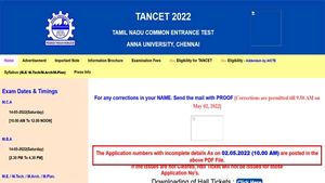 Direct link to download TANCET Hall Ticket 2022