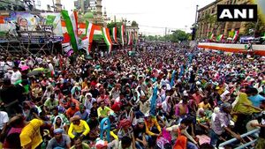 TMC holds Martyrs' Day rally in Kolkata amid tight security 