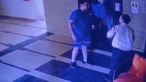 Watch: Gurgaon man beats up security guard, lift operator at posh society