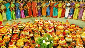In 5 years, Telangana govt has given over 4.5 cr sarees for Bathukamma festival