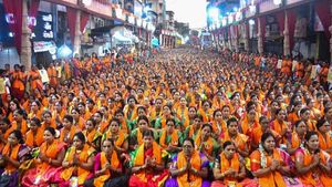 Nearly 31,000 women recite Atharvashirsha at Shreemant Dagdusheth Halwai Ganpati