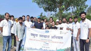 Gandhi Jayanti: National Mission for Clean Ganga leads cleanliness drive at ITO Chhat Ghat 
