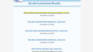 Kerala Plus Two Result 2023 Date: DHSE Kerala +2 Result By May 25 On keralaresults.nic.in; Details Inside