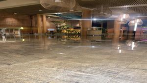 Watch: Heavy rain leads to leakage at Bengaluru airport's newly-built terminal 2 