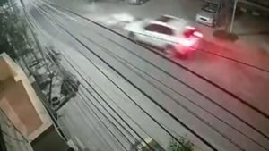 Accident Caught On Cam: Speeding BMW Car Rams Scooter In Hyderabad
