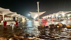 Watch: Ahmedabad Airport Flooded, Passengers Wade Through Water
