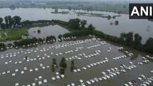 Ecotech 3 Flood: Video Shows Over 300 Vehicles Submerged In Noida As Hindon River Swells