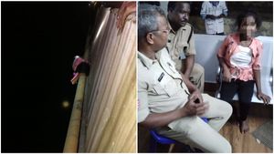 Andhra Girl Holds On To Pipe After Being Pushed Off Bridge By Mom's Partner, Dials Cops To Save Life