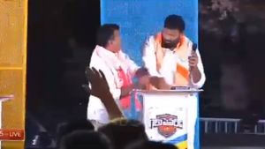 WATCH: BRS MLA Attacks BJP Leader During TV Debate
