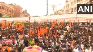 Rajasthan: Hindu Organisation Stage Protest In Jaipur Over Road Rage Incident
