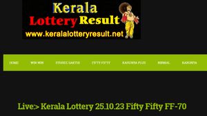 Kerala Lottery Result: Check Winning Numbers For Fifty Fifty (FF-70)