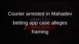 Courier arrested in Mahadev betting app case alleges framing