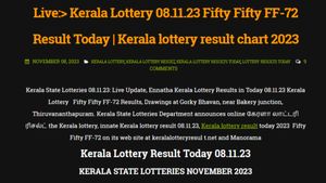 Winning Numbers Of Kerala Lottery Today (08.11.23): Check Result For Fifty Fifty (FF-72)
