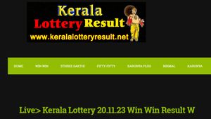 Kerala Lottery Results For Win Win W-744: Check Winning Numbers For Nov 20
