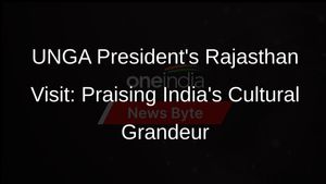 UNGA President Dennis Francis Meets Rajasthan Governor and CM in Jaipur