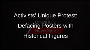 NSUI Activists Deface Posters of PM Modi and Odisha CM in Bhubaneswar