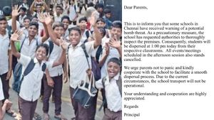 Bomb Threat Chennai Schools: Students Sent Home, Investigation Underway