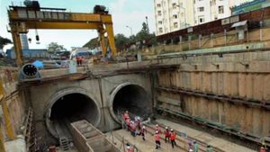 TBM Bhadra Breakthrough! Bengaluru Namma Metro Pink Line Tunneling Nears Completion