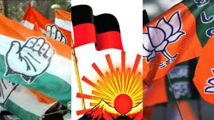 Tamil Nadu Lok Sabha Pre Poll Survey: Here's How Much DMK, BJP, Cong Predicted To Win