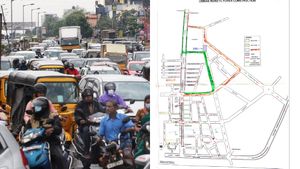 Chennai Traffic Alert: One-Year Diversions For Madley Junction Flyover Work - Check Alternative Routes